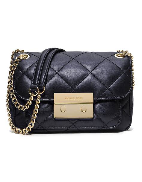 michael kors sloan small quilted shoulder bag|Michael Kors quilted bag.